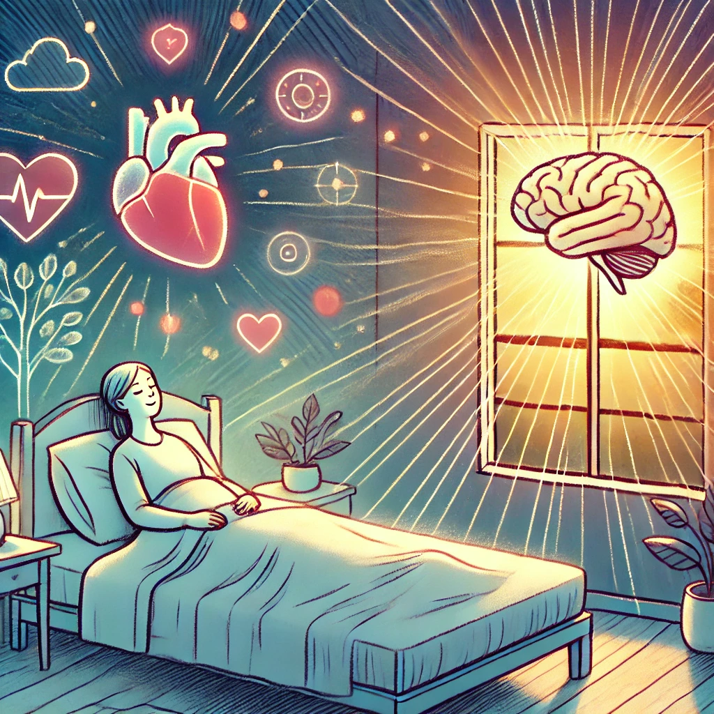 benefits of sleeping after dawn for health and mood improvement.